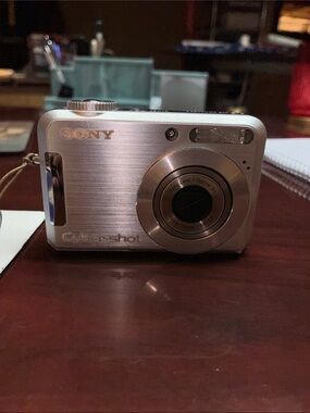 Sony Silver Compact Cyber-shot Point & Shoot Camera